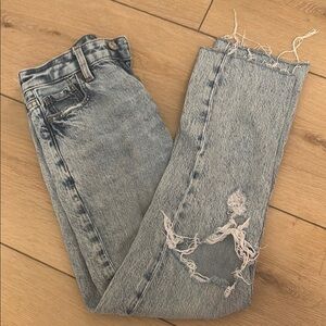 American Eagle Women's Distressed Blue Jeans